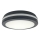 LED Stropní svítidlo se senzorem pohybu LED/20W/230V 3000/4000/6500K pr. 230 cm IP54 antracit